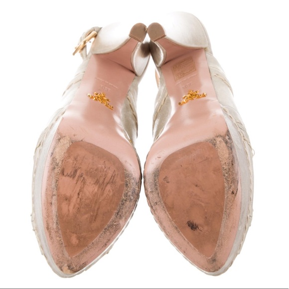 PRADA Platform Slingback Pumps - Picture 4 of 5